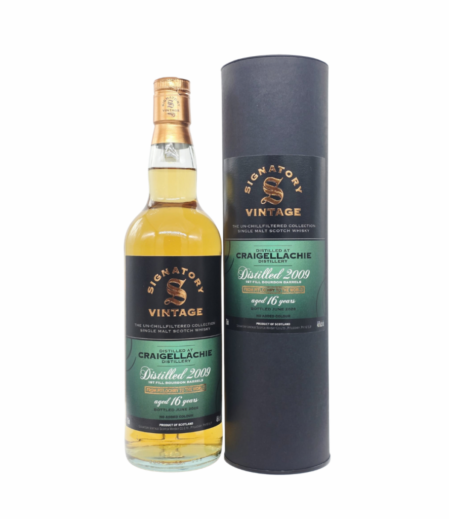 Signatory Craigellachie 16 Ani Vintage 2009 Unchillfiltered Whisky 0.7L