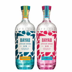 Pachet 1+1 Gratis Bayab Rose Gin 0.7L + Bayab Classic Dry Gin 0.7L